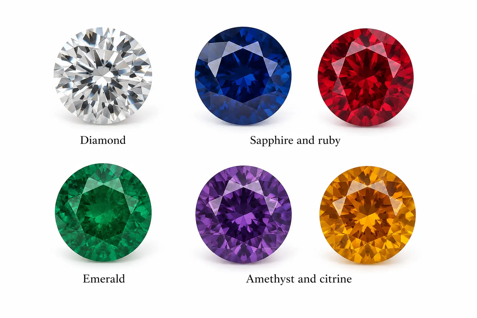 transparent gemstones